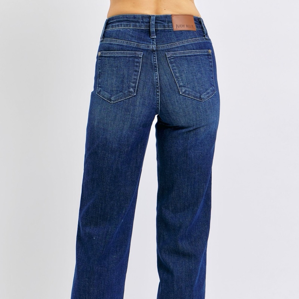 Judy Blue Full Size Tummy Control Straight Jeans Plus Size - Picture 6 of 9